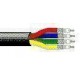 Flexible Bundled  RGB 4-coaxial cable, dia 11,6mm
